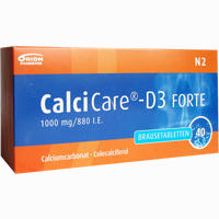 Calcicare- D3 Forte Brausetabletten 40 Stück - ab 7,92 €