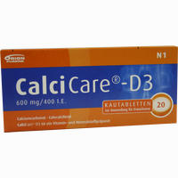 Calcicare D3 Kautabletten 20 Stück