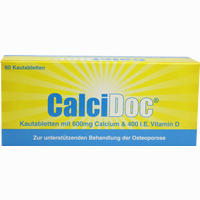 Calcidoc Kautabletten 60 Stück - ab 6,98 €