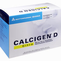 Calcigen D Citro 600 Mg/400 I.e. Kautabletten  50 Stück - ab 9,98 €