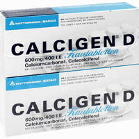 Calcigen D Kautabletten  200 Stück - ab 10,27 €