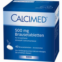 Calcimed 500mg Brausetabletten 20 Stück - ab 7,16 €