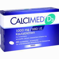 Calcimed D3 1000mg/880 I.e. Kautabletten 48 Stück - ab 15,67 €