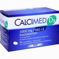 Calcimed D3 1000mg/880 I.e. Kautabletten 48 Stück - ab 15,67 €