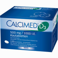 Calcimed D3 500mg/1000 I.e. Kautabletten  48 Stück - ab 14,12 €