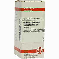 Calcium Carb Hahnemanni D10 Tabletten 80 Stück 