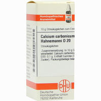 Calcium Carb Hahnemanni D20 Globuli 10 g