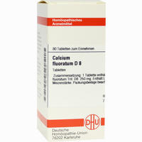 Calcium Fluorat D8 Tabletten 80 Stück - ab 6,70 €