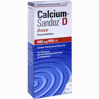 Calcium- Sandoz D Osteo Brausetabletten  20 Stück - ab 4,13 €