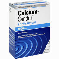 Calcium Sandoz Fortiss Brausetabletten 20 Stück 