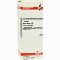 Calcium Sulf D6 Dilution 20 ml - ab 7,93 €