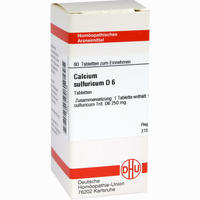 Calcium Sulf D6 Tabletten 80 Stück - ab 6,93 €