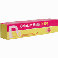 Calcium Verla D 400 Brausetabletten 20 Stück - ab 5,73 €