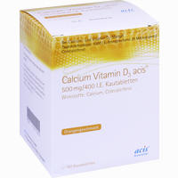 Calcium Vitamin D3 Acis 500mg/400 I.e. Kautabletten  120 Stück - ab 12,35 €