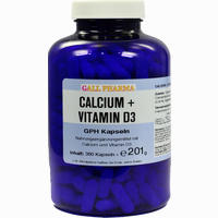 Calcium + Vitamin D3 Gph Kapseln  60 Stück - ab 8,38 €