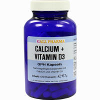 Calcium + Vitamin D3 Gph Kapseln  60 Stück - ab 9,28 €