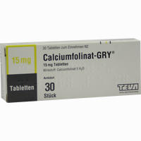Calciumfolinat- Gry 15 Tabletten 10 Stück - ab 59,65 €