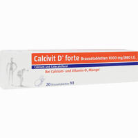 Calcivit D Forte Brausetabletten 20 Stück - ab 8,19 €
