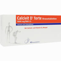 Calcivit D Forte Brausetabletten 20 Stück - ab 8,72 €