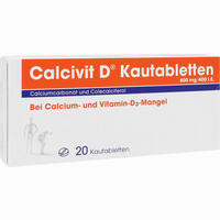 Calcivit D Kautabletten  20 Stück - ab 4,51 €