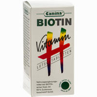 Canina Biotin Vitamin H Lutschtabletten 150 Stück