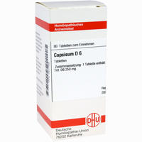 Capsicum D6 Tabletten 80 Stück - ab 7,15 €
