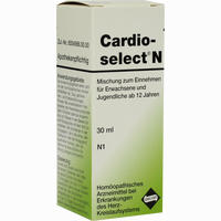 Cardioselect N Mischung Zum Einnehmen Tropfen 30 ml - ab 6,16 €