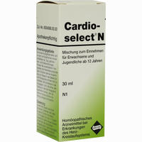 Cardioselect N Mischung Zum Einnehmen Tropfen 30 ml - ab 6,92 €