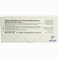 Carduus Benedictus D2/paeonia Officinalis D2 Aa Ampullen 8 x 1 ml