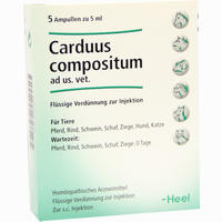 Carduus Compositum Ad Us. Vet.  5 x 5 ml - ab 12,26 €