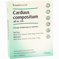 Carduus Compositum Ad Us. Vet.  5 x 5 ml - ab 12,55 €