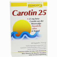 Carotin 25 Feingold 100 Stück - ab 5,95 €