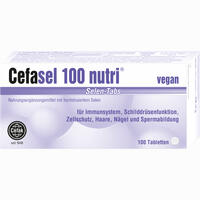 Cefasel 100 Nutri Selen- Tabs Tabletten 20 Stück - ab 0,00 €