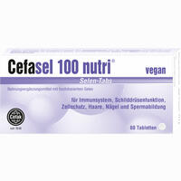 Cefasel 100 Nutri Selen- Tabs Tabletten 20 Stück - ab 0,00 €