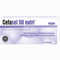 Cefasel 50 Nutri Selen- Tabs Tabletten 100 Stück - ab 9,47 €
