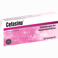 Cefasinu Tabletten 20 Stück - ab 5,20 €