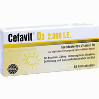 Cefavit D3 2.000 I.e. Filmtabletten 60 Stück - ab 5,97 €