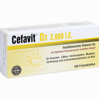 Cefavit D3 2.000 I.e. Filmtabletten 60 Stück - ab 6,07 €