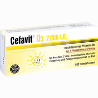 Cefavit D3 7.000 I.e. Filmtabletten 20 Stück - ab 8,78 €