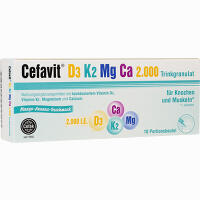 Cefavit D3 K2 Mg Ca 2. 000 Trinkgranulat 10 Stück