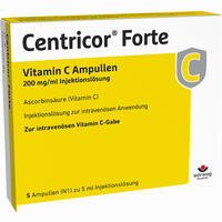 Centricor Forte Vitamin C Ampullen 200 Mg/Ml Inj. 5 x 5 ml