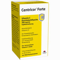 Centricor Forte Vitamin C Durchstechflasche 200mg/Ml Injektionslösung 50ml 5 x 5 ml - ab 4,90 €