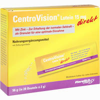Centrovision Lutein 15mg Direkt Granulat 28 Stück 