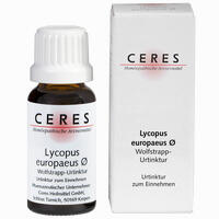 Ceres Lycopus Europaeus Urt. Tropfen 20 ml