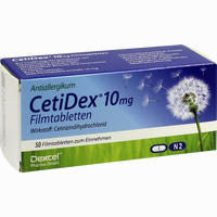 Cetidex 10mg Filmtabletten 100 Stück - ab 0,84 €