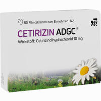 Cetirizin- Adgc Filmtabletten 20 Stück - ab 1,64 €