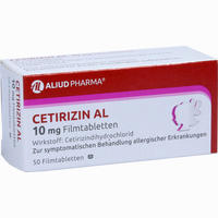 Cetirizin Al 10 Mg Filmtabletten  100 Stück - ab 0,86 €