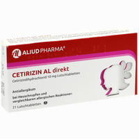 Cetirizin Al Direkt Lutschtabletten 7 Stück - ab 2,09 €