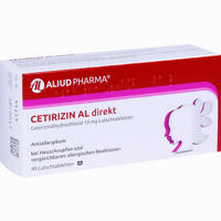 Cetirizin Al Direkt Lutschtabletten 7 Stück - ab 2,04 €