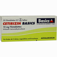 Cetirizin Basics Filmtabletten 20 Stück 